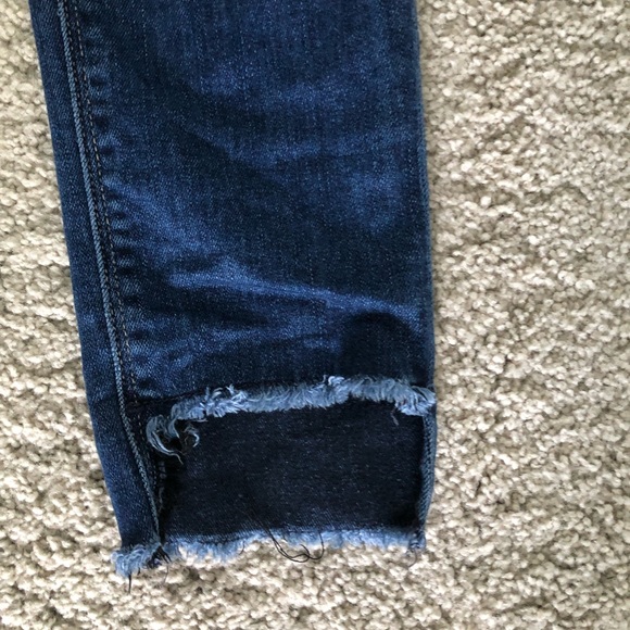 Hudson Size 27 dark wash raw hem jeans - Picture 2 of 4